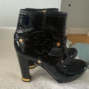 Black ankle boots Tory Burch